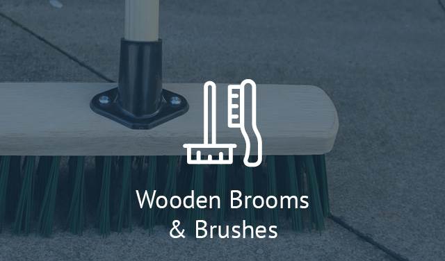 Wooden Brooms & Brushes