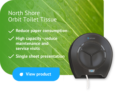 North Shore Orbit - never run out of toilet tissue again