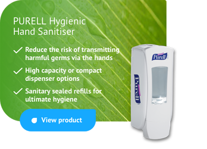 PURELL Hand Sanitiser - reducing risk of transmitting harmful germs 