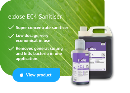 edose EC4 Sanitiser - low dosage, multi surface cleaner and disinfectant