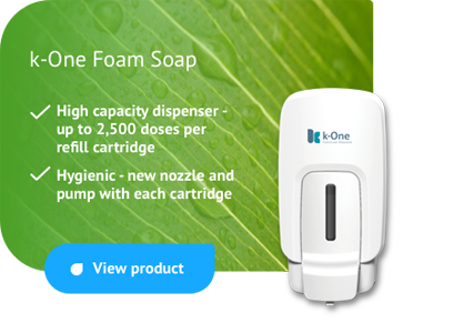 k-One Foam Soap - high capacity dispenser
