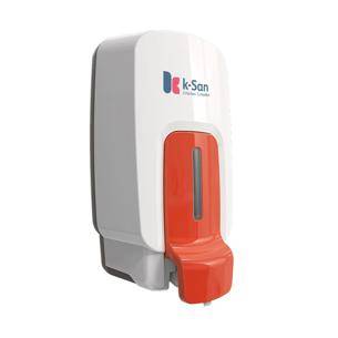 k-San Manual Hand Sanitiser Dispenser. Compatible with k-San Hand Sanitiser Refill (WH952) and k-San Alcohol-Free Hand Sanitiser Refill (WH1174)