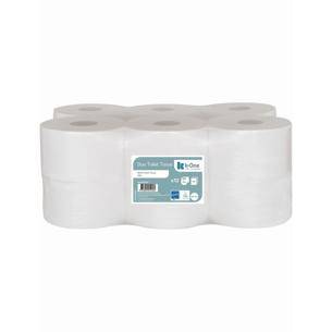k-One Duo Toilet Paper Refill - Efficient dual roll, single sheet dispensing toilet paper, 2-ply, for use with the k-One Duo WH1343 Toilet Paper Dispenser, perfect for medium to high traffic washrooms.