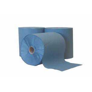 k-One Continuous Roll Hand Towel 1-Ply Blue - High capacity, efficient hand towel roll for use with k-One Mechanical Hands Free Dispenser, ideal for high-traffic washrooms.